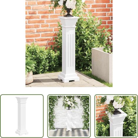 Support de fleurs - Support pilier classique carré pour plantes MDF (1/5)