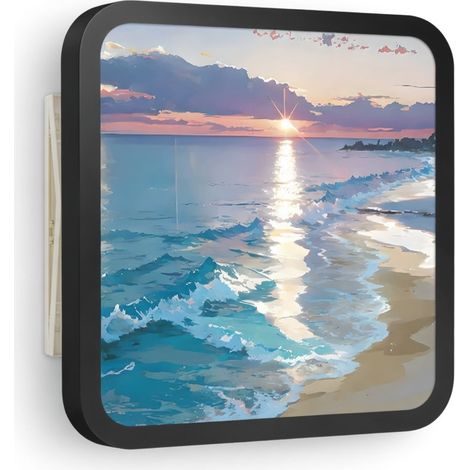 Étagère murale pliable de salle de bain noir pliable imperméable modèle 16