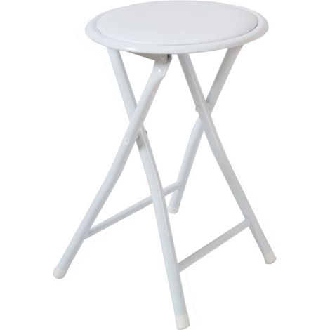 BOGY 5Tabouret pliant Blanc