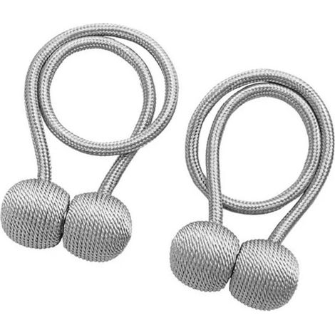 Support magnétique pour rideaux, longueur ajustable, tringle à rideaux moderne pour salon, chambre, bureau, 2 pièces (1/5)