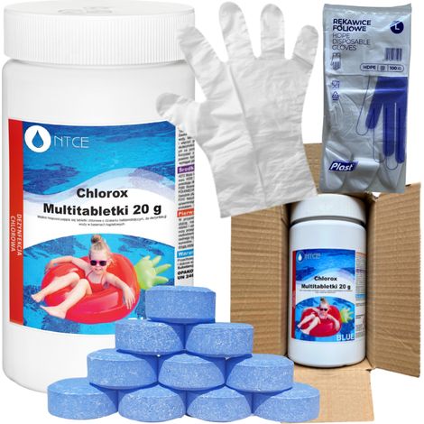 Multitabletten 20g 1kg Blau + amiku Handschuhe (1/5)