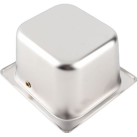 Boîte à marc café espresso inox avec tampon caoutchouc pour cafetière taille S argent 1 pièce (1/5)