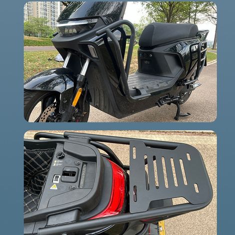 KYMCO AK550 rear fender for motorcycle, made of CNC aluminum alloy and plastic, mud and dust protection accessory. (1/3)