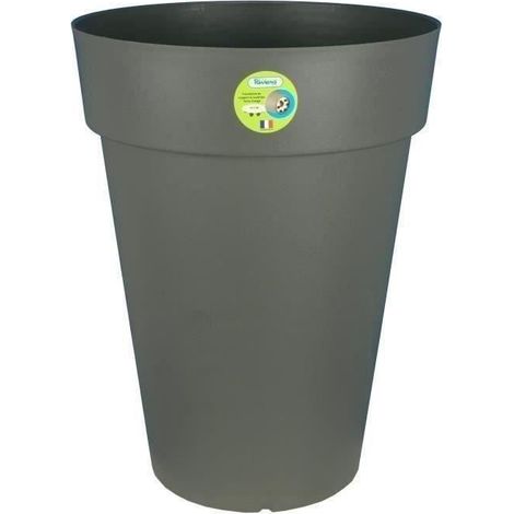 Riviera Soleilla Blumentopf grau glitzernd 38 Liter