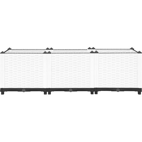 Maison Exclusive - Fioriera Rialzata 120x40x38 cm in Polipropilene (1/5)