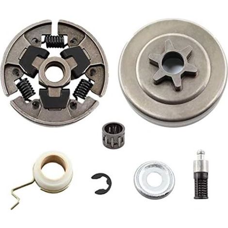 Passend für 3/8" 6T Kupplungsglocke und Kupplung für Stihl Kettensägen 017, 018, 021, 023, 025, MS170, MS180, MS210, MS230 und MS250 mit Nadellag (1/2)