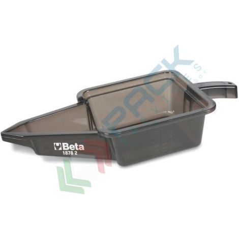 BETA 1878 2 – Vaschetta per Recupero liquidi con capacità 11 Litri, Tappo di Scarico e Sistema Salva-fuoriuscite per Manutenzione Auto e Officina
