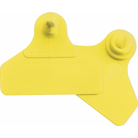 Boucles de marquage Ukaflex large+large nue jaune X20
