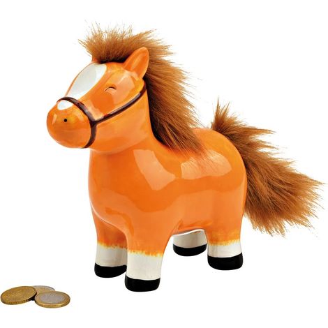 Tirelire en céramique Cheval