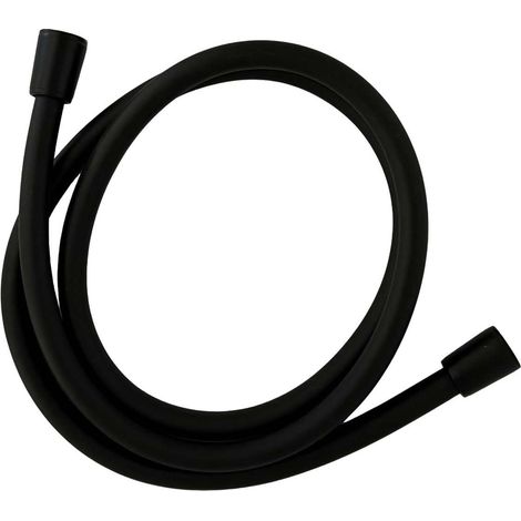 kielle - Manguera de ducha 150 cm, negro mate 20501014