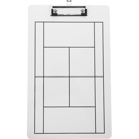 Tableau de Stratégie de Tennis et Hockey en Pvc, Effaçable à Sec Design Non Magnétique, pour Entraînement et Compétition des Encadreurs et Équipes (1/5)