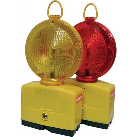Luz intermitente obra Nitra-LED, amarillo