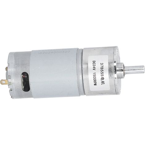 Getriebemotor, elektrisches Untersetzungsgetriebe, Industriesteuerungszubehör, 1500 U/min, 24 V DC, 37B555 (1/5)