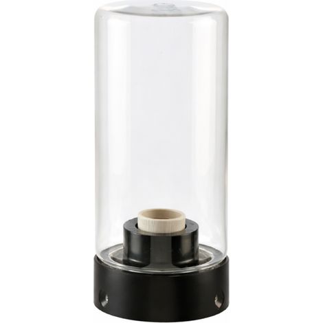 Testa palo nero e27 ip65 245 mm sovil - 166/06