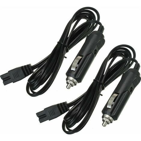 Glacière Réfrigérée 12 V pour Voiture avec Câble Allume-Cigare de 2 m et Prise Double (1/4)