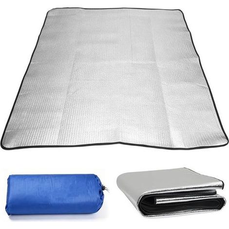 Tapis de Sol Pliant Imperméable 200x200 cm, Tapis Isolant Thermique pour Camping, Tapis de Protection Étanche pour Extérieur (1/5)