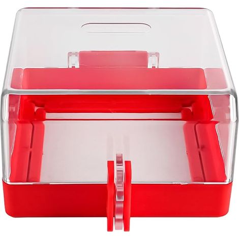 Emergency Stop Button Cover Lock Box Type Transparent Push Button Switch Cover PC Switch Cover Lock Cover (1/3)