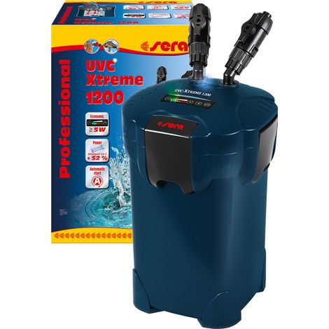 Sera UVC-Xtreme 1200 Außenfilter schwarz Aquarium
