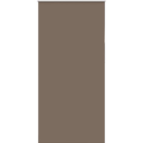 Store enrouleur occultant café 110x210cm largeur du tissu