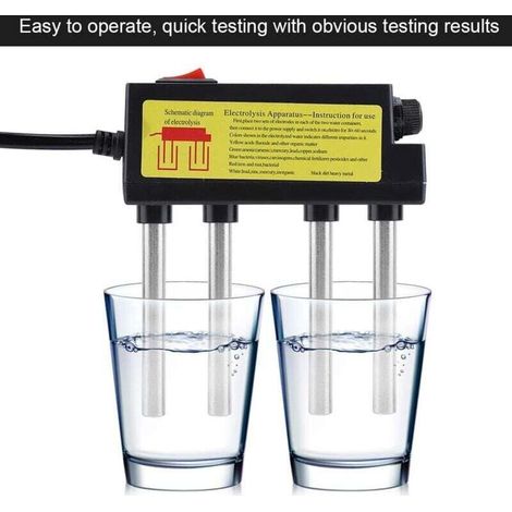 Analizzatore di qualità dell'acqua, elettrolizzatore portatile, monitor di impurità dell'acqua, misuratore di analisi dell'acqua, macchina elettrolizzatrice (1/4)