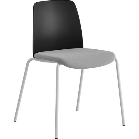 FRANKEL kaiserkraft, Chaise Helmer, assise rembourrée, dossier