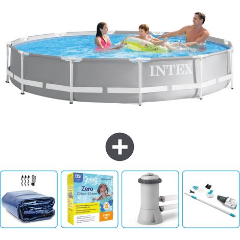 Intex Piscine Prism Frame Ronde - 366x76 cm - 5-pièces  SCB12 (1/5)