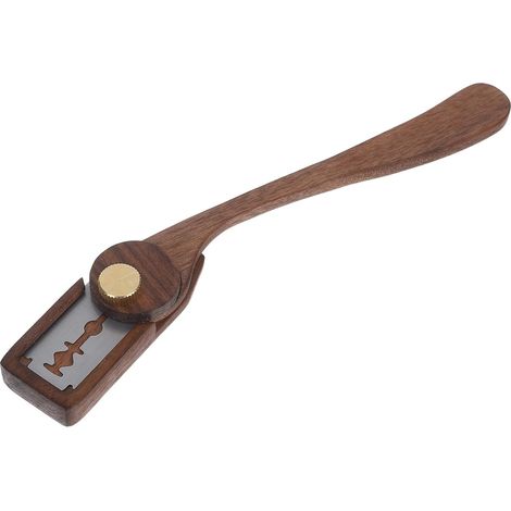 Fabriqué en bois, acier inoxydable, lame tranchante en acier inoxydable. (1/5)