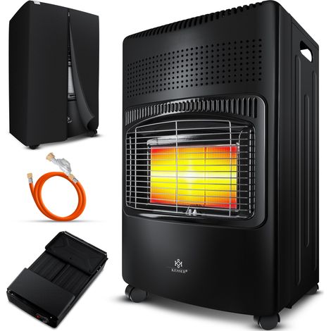 Kesser – Chauffage au gaz céramique 4200 W – 3 niveaux de puissance – Allumage piézoélectrique – Pour espaces extérieurs et ateliers (1/5)
