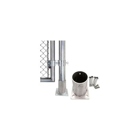 de base pour pergola Support de bride ronde de diamètre 120140150190200MM, supports de poteau de garde-corps de terrasse pour clôture fixe/boîte aux lettres(DIA 60 x 80MM(2.4 x 3.1IN)) (1/5)