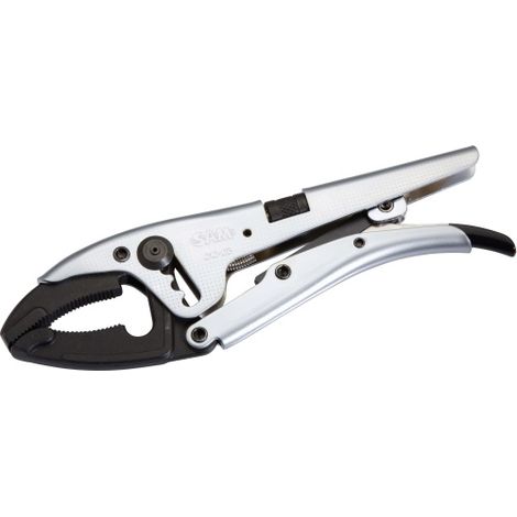 Sam Outillage – Pince-étau grande capacité 250 mm – Corps en acier et mors en chrome vanadium – Réglage précis – Déverrouillage d'une main – 21225
