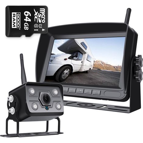 Kit de caméra de recul sans fil IPS FHD + 64 Go (1/5)