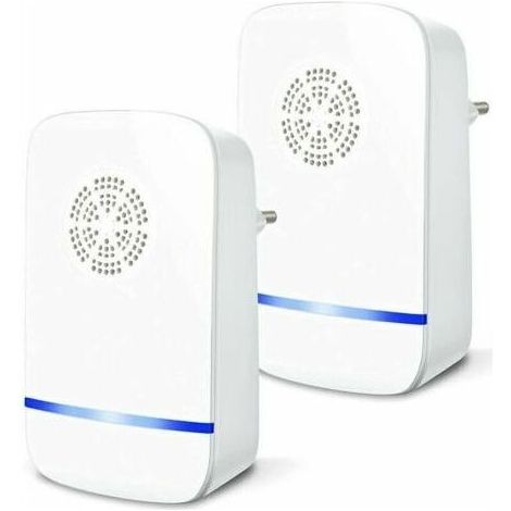 Répulsif Ultrasons, Repulsif Moustique, Repulsif Anti Mouches Electrique Appareil Répulsif Souris Interieur,(2 Pack) (1/5)
