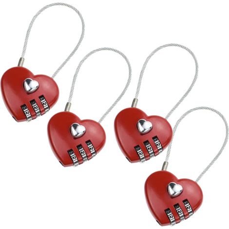 Pieces Metal Locks with Rhinestones and Keys for Luggage (1/5)