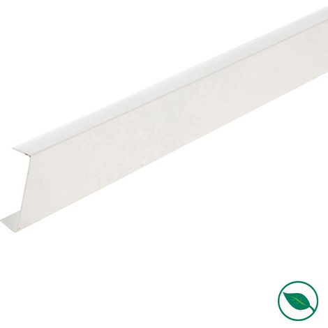 Forestea – Lot de 10 nez de cloison PVC blanc 2600 x 54 x 20 mm – Finition esthétique – Résistant à l'humidité – Pose rapide sans outils complexes (1/4)