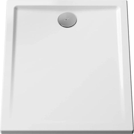 Receveur de Douche Rectangulaire 100x80cm VITRA Cascade Céramique Blanc - 5763L003M0695 (1/3)