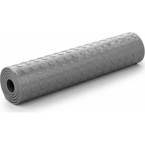 Tappeto PVC Bullonato Antiscivolo Grigio 100x2000 cm