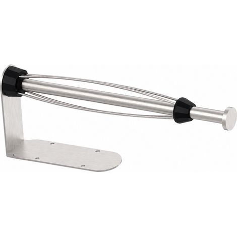 Porte-essuie-tout en acier inoxydable, sans perçage, pour cuisine et salle de bain (1/5)