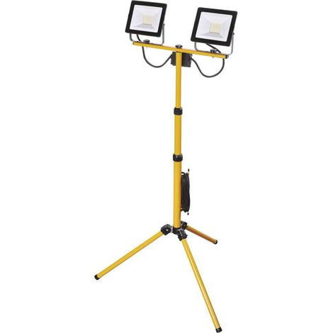 LED Baustrahler mit Stativ 2 x 30 W (1/5)