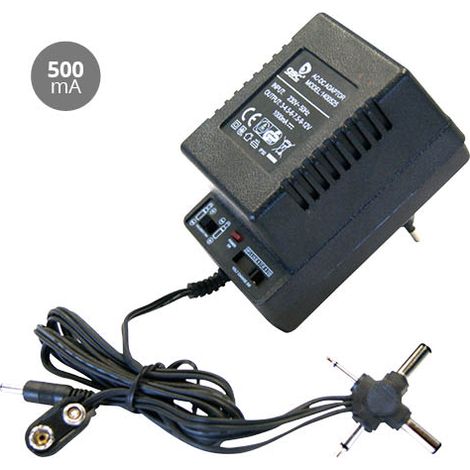 Transformador de corriente AC/DC 500mA GSC 1400524