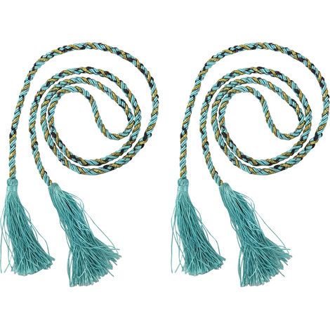 par de alzapaños con borlas y cordones (1/5)