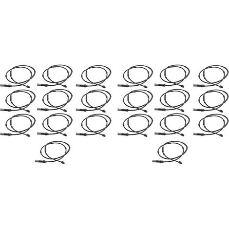Adecuado para paquetes de 20 sensores de desgaste de pastillas de freno de la serie 34356792292, aplicable al reemplazo del circuito de alarma de los modelos F20, F30, 228I, 320I, 328I, 328D y 335I.