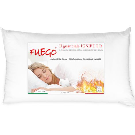 GUANCIALE Cuscino IGNIFUGO ANTIFIAMMA Made in Italy (1/5)
