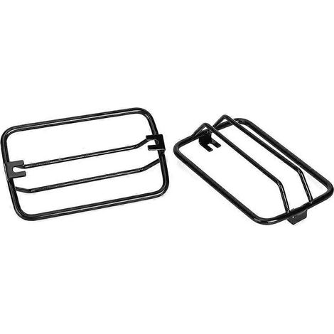 Schwarze Kühlergrillabdeckung mit Blinkerschutz, passend für Jeep Wrangler TJ 1997-2006 (1/5)