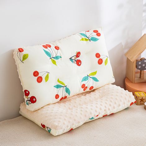 Coussin Doudou 30x50cm en pur coton, coussin pour bébé, coussin de sieste, forme douce et veloutée (1/4)
