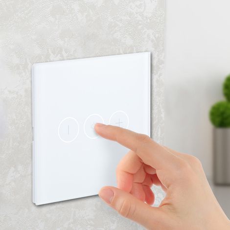 Intelligenter LED-Lichtschalter mit einstellbarer Helligkeit, WLAN-Steuerung, App-Fernbedienung für Amazon Alexa, EU 100–240 V (1/5)