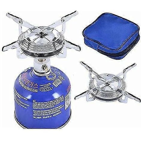 Réchaud à gaz portable pour le camping, compatible avec le camping ou les festivals, Triomphe à allumage manuel (1/5)