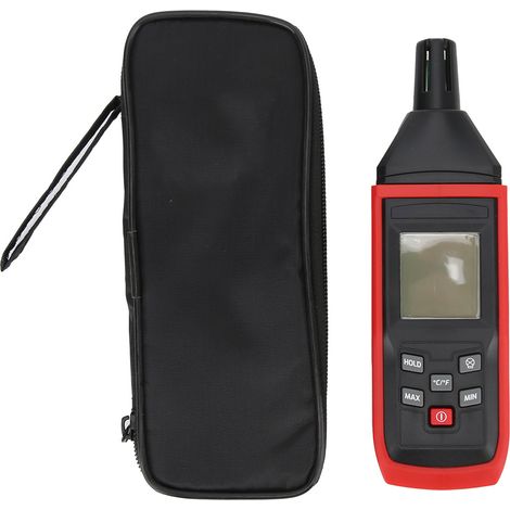 Tragbares Temperatur- und Feuchtigkeitsmessgerät mit Thermometer und Hygrometer sowie LCD-Bildschirm für den Innenbereich (1/5)
