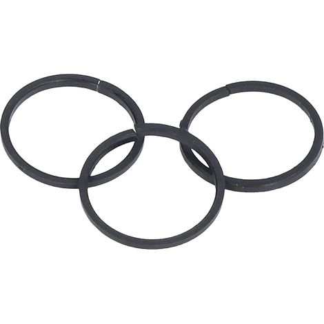 Jeu de 3 joints d'étanchéité en caoutchouc pour arbre à cames, compatible moteur 4 cylindres essence.