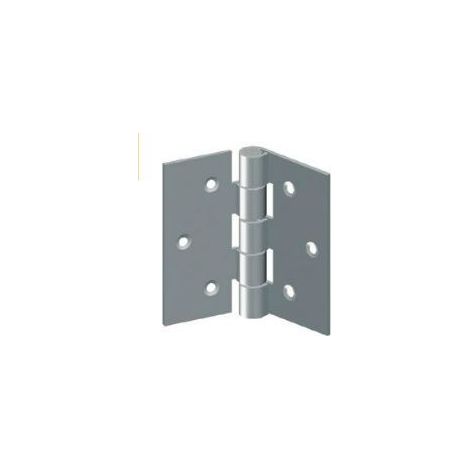 Charnière carrée Bordelaise double feuille 4210 acier décapé 100 x 100 mm - MONIN