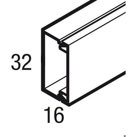 Passage de câble rehau axis mini PVC 3.2 cm 1.6 cm